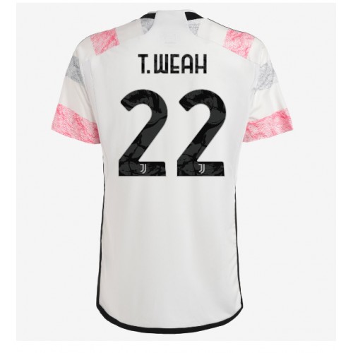Moški Nogometni dresi Juventus Timothy Weah #22 Gostujoči 2023-24 Kratek Rokav